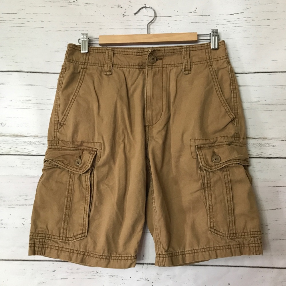Brown Cargo Shorts